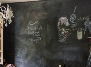 chalkboard walls