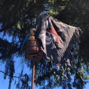 DIY Pirate ship playhouse