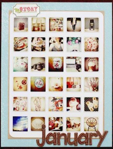Scrapbooking with mini photos