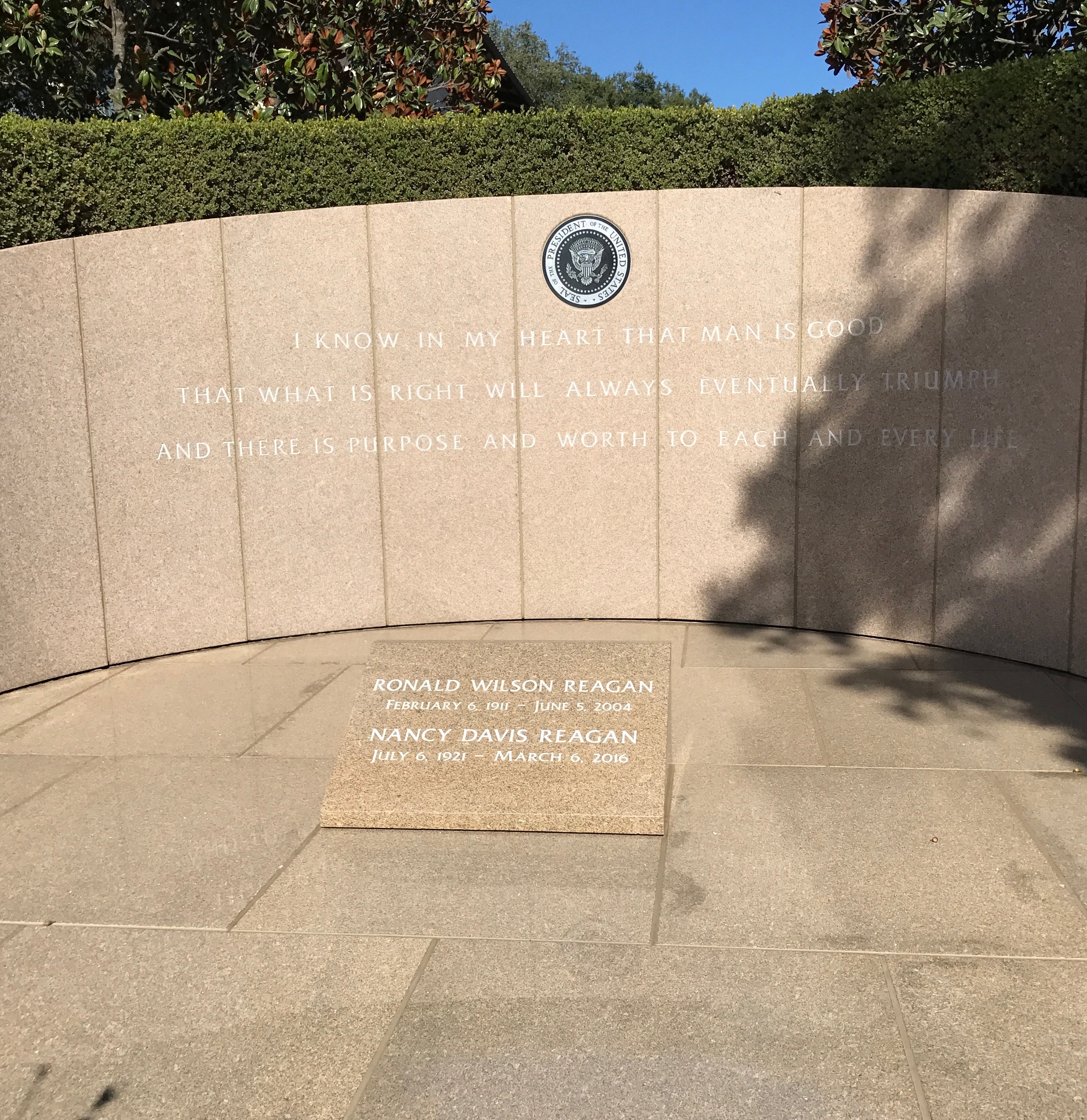 Ronald and Nancy Reagan Graves